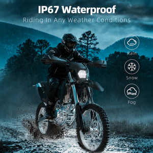 Phare LED Emark pour moto, Dirt Bike, DRL, pour Enduro, ATV, <span class=keywords><strong>Supermoto</strong></span> 150 250 350 450 500 SX XCW EXC SXF XC <span class=keywords><strong>SMC</strong></span> <span class=keywords><strong>R</strong></span> <span class=keywords><strong>690</strong></span> - Product Image 6