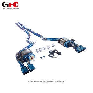 Tubo de Escape de Aleación de Titanio para Automóviles, Fabricación Profesional, Buen <span class=keywords><strong>Precio</strong></span>, para <span class=keywords><strong>Mustang</strong></span> <span class=keywords><strong>GT</strong></span> 5.0L S650 2024, Sistema de Escape Catback - Product Image 2