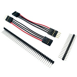 Vergulde 2 Pin 2.54Mm Enkele Kop Vrouwelijke Dupont Kabel Met Pins - Product Image 1
