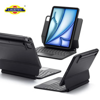 Clavier magnétique détachable personnalisé pour iPad 11 pouces 2-en-1 avec trackpad et support pour stylet, idéal pour les entreprises et l'éducation - Vente en gros directe usine