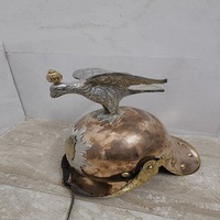 Casque d'aigle pickelhaube en acier médiéval de luxe Garde d'aigle russe impérial Armure des officiers allemands