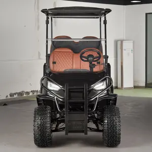 Free Shipping 72V AC System Lithium Battery Powered 2+2 Seat Facing Forward Electric Golf Cart With 3 Years Warranty