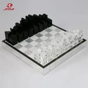 Les jeux d'échecs acryliques professionnels de Guangdong placent le cadeau de luxe pour des enfants