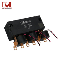 Relais de compteur triphasé à verrouillage IM901T anti-champs magnétiques 500mT, bobine simple/double, 12V 24VDC 90A avec CT