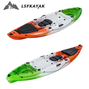 Bateau pas cher pêche en mer kayak simple lldpe matériel pour la pêche en kayak avec moteur électrique