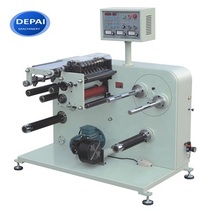<span class=keywords><strong>Mini</strong></span> labelrol tot rol snij- en opwikkelmachine, handmatige rotatie-stansmachine, prijs automatische film- en sticker snijmachine - Product Image 1