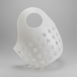 Mini coffre à jouets blanc et organisateur-Tot Mini Basket - Product Image 1