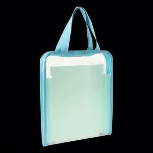 Large Capacity Multiple Layers PVC File Bag A4 Expandable <b>Document</b> Pouch Office Stationery Zipper File Bag Folder for <b>Document</b> - Product Image 1