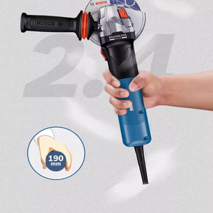 Meuleuse d'angle électrique industrielle sans balais GWS 20-125/150 BS 2000W 150mm pour bricolage intensif, disque de meulage de métal 105000 tr/min - Product Image 2