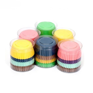Wanlihao 100 unids/caja antiadherente a prueba de grasa Cupcake Liners hornear pastel molde <span class=keywords><strong>papel</strong></span> Muffin tazas - Product Image 2