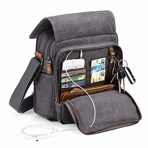 Sac bandoulière homme BSCI, sacoche de voyage, sac à bandoulière décontracté, sac messager de bureau - Product Image 1