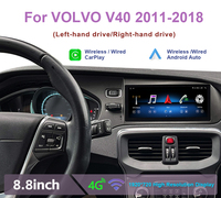 Radio Mobil Android Krando, Pemutar Video & Audio untuk VOLVO V40 2011-2018, Head Unit Wireless Apple Carplay Android Auto 4G BT DSP Peta