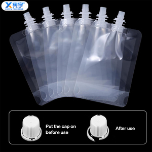 Bolsa de Plástico Transparente con Boquilla para Líquidos, Personalizada con Logotipo, de Grado Alimenticio, con Sellado Térmico, para <span class=keywords><strong>Tequila</strong></span>, Cerveza, Jugo y Bebidas - Product Image 6