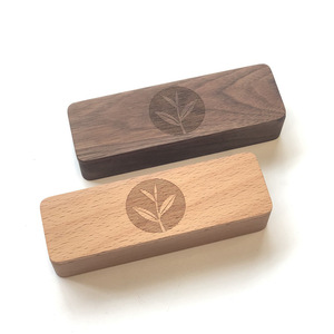 Caja de Té de Madera Rectangular con Tapa Magnética, Almacenamiento de Té Suelto, Diseño Simple, Empaque para Regalo - Product Image 3