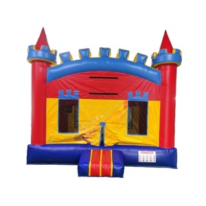 Château <span class=keywords><strong>gonflable</strong></span> de maison médiévale classique multicolore de rebond à vendre - Product Image 1