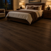 Revêtement de sol SPC avec couche d'usure de 0,55 mm, 6 mm anti-rayures pour hall d'hôtel