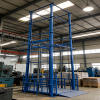 Ascenseur de fret vertical hydraulique sur mesure pour entrepôt, idéal pour la manutention de marchandises lourdes en restaurant