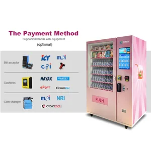 Máquina expendedora popular IMT Uso Snack Drinks Soda Máquina expendedora con sistema de pago