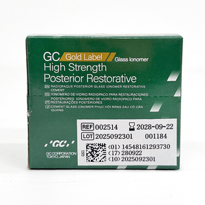 GC Gold Label Fuji 9 ซีเมนต์แก้วไอโอโนเมอร์ชนิดเหลว+ผง สำหรับงานบูรณะและบุผนังฟัน ความแข็งแรงสูง ใช้กับเครื่องมือแบบแมนนวล - Product Image 3