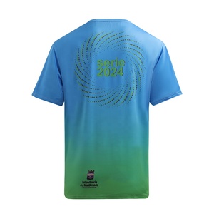 Camiseta Deportiva de Poliéster Suave para Hombre, Tejida, Absorbente de Sudor, con Impresión Digital, para Maratón, Entrenamiento, Running, Personalizada - Product Image 6