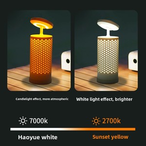 Luces LED Magnéticas para Camping, Retráctiles, Recargables, de Dos Colores, Portátiles, para Tiendas de Campaña, con Clasificación IP, 5000 Horas de Duración - Product Image 4