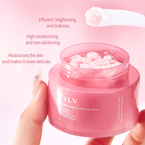 プライベートブランド フェイスジェル モイスチャライザー スキンケア 保湿 美白 ナイアシンアミド配合 ピンクコラーゲンカプセルクリーム - Product Image 2