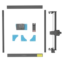 Graveur CNC CO2 de bureau mini haute qualité 40x40cm pour le bois/MDF/la pierre/le caoutchouc/le contreplaqué, compatible papier AI/DST