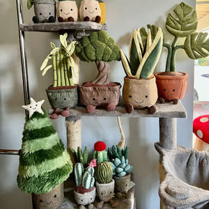 Juguete <span class=keywords><strong>de</strong></span> Peluche <span class=keywords><strong>de</strong></span> Girasol Divertido Estilo JC, Planta Artificial en Maceta Verde, Decoración <span class=keywords><strong>de</strong></span> Algodón <span class=keywords><strong>para</strong></span> Escritorio - Product Image 3