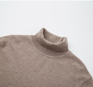 2025 Новое поступление зимняя мужская мода Водолазка высокого качества 90% мериносовая шерсть 10% кашемир большие размеры свитер с высоким воротом - Product Image 2