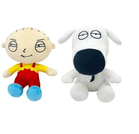 Desenhos animados família cara pelúcia tv show família cara figuras brinquedos atuffed animal cão personagem boneca