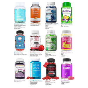 Vegan Cordyceps Reishi & Lions mrie Gummies Superfood, здоровая добавка без сахара, Мармеладные Конфеты - Product Image 6