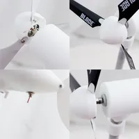 Éolienne micro horizontale 40W à 3 pales, démarrage par brise et rotation automatique, générateur CC à aimant permanent 12-24V pour projets DIY extérieurs