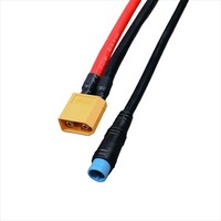 Connecteur étanche pour batterie au lithium empilable 50A 100A, système de stockage d'énergie suspendu 3+4 3+8 2+8, prise mâle et femelle interchangeable