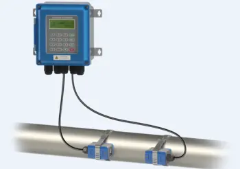 TUF-2000B High accuracy wall mounted ultrasonic flow meter