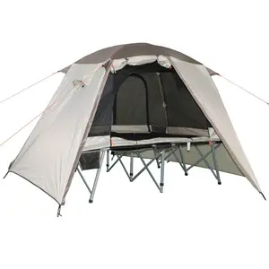 Nieuwe Oem Draagbare Opvouwbare Buitenkampeercombo Op De Grond Gezet Tent Camping Cot Pop-Up Leveranciers Tenten Vissen