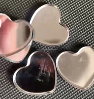 Panci kosmetik kosong magnetik Hitam aluminium timah berlapis isi ulang Grid Pan untuk kemasan Makeup kustom