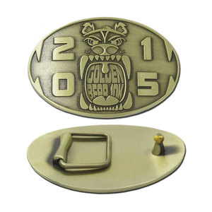 Medalla Deportiva de Metal Personalizada, Diseño Moderno Antiguo, Aleación de Zinc, Tamaño y Color Personalizables, Impresión de Logotipo <span class=keywords><strong>para</strong></span> Ropa - Product Image 1