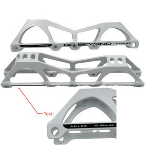 Chaussures de roue de vitesse de cadres CNC les plus populaires pour adultes enfants chaussures de <span class=keywords><strong>skate</strong></span> avec logo personnalisé avec 3*125/110/100 pour rouleau extérieur - Product Image 3
