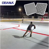 Dalles de sol emboîtables multisports pour hockey - Revêtement de sol suspendu en PP certifié FIBA, écologique, pour basketball, tennis, roller