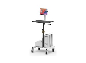 Customizable Adjustable Metal Tablet Cart for Hospital Workshop & School Use - Product Image 4