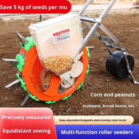 Semoir manuel multifonctionnel haute productivité pour maïs, soja, noix, coton et haricots, avec espacement des rangs de 1,5 m