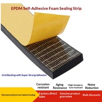 Bande d'étanchéité autocollante en mousse EPDM acrylique simple pour armoire de moteur, usage marin, absorbant les chocs, étanche, haute température