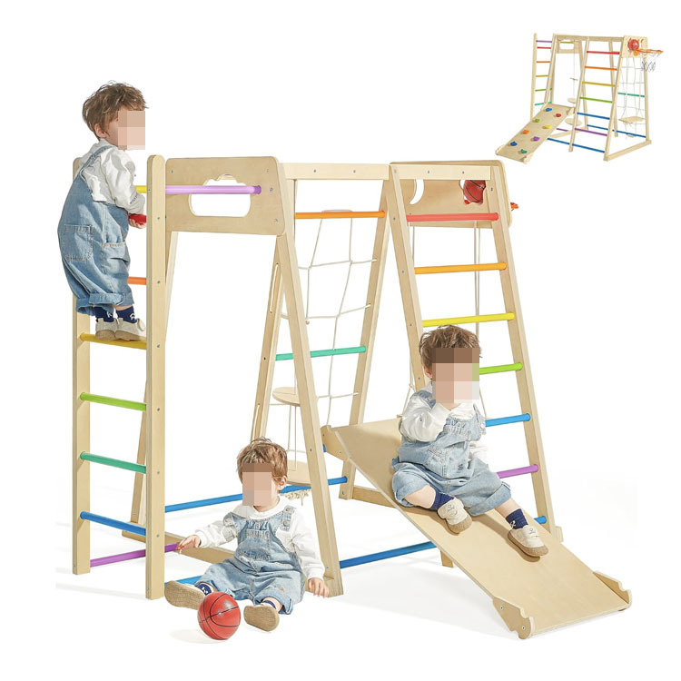 Indoor Montessori Climbing Gym Playground Exercise