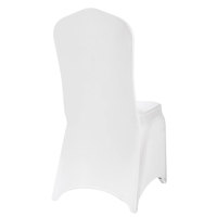 Housses de chaise en Spandex pour événements de mariage Banquet Polyester blanc housses de chaise salon bureau hôtel fête salle à manger housse de chaise