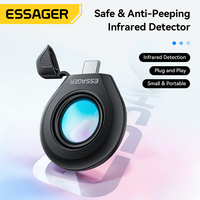 Détecteur infrarouge portable anti-espion ESSAGER ES-TC02 USB-C pour chambre d'hôtel, mini caméra cachée
