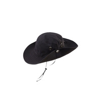 Chapeau de pêcheur réglable en polyester/coton de style ethnique western pour femme, protection solaire d'été pour la randonnée