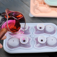Moule à glaçons en silicone en forme de bouledogue français pour l'intérieur - VENTE FLASH