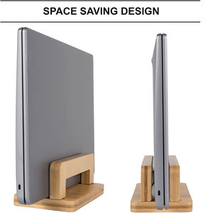 Support vertical <span class=keywords><strong>pour</strong></span> <span class=keywords><strong>ordinateur</strong></span> portable en bois de bambou à largeur réglable Support <span class=keywords><strong>pour</strong></span> tablette mobile <span class=keywords><strong>pour</strong></span> <span class=keywords><strong>ordinateur</strong></span>, tablette, téléphone - Product Image 6