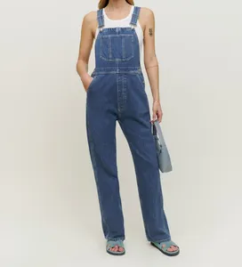 Factory Direct Utility Overalls Overall Jeans Jumpsuit Denim Women Jeans Overall For Girls