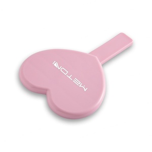 ABS <b>Plastic</b> Type Silkscreen Printing Logo Heart Shape Single Side Mirror - Product Image 6
